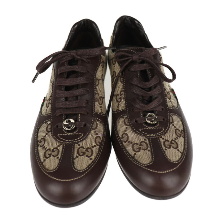 楽天市場】超美品 GUCCI グッチ スニーカー 164183 表記サイズ 34 1/2 
