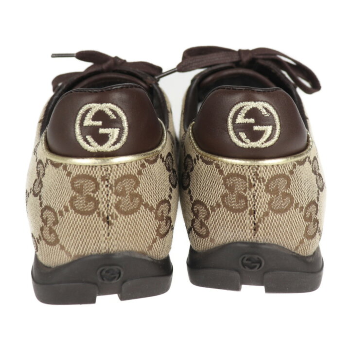 楽天市場】超美品 GUCCI グッチ スニーカー 164183 表記サイズ 34 1/2 