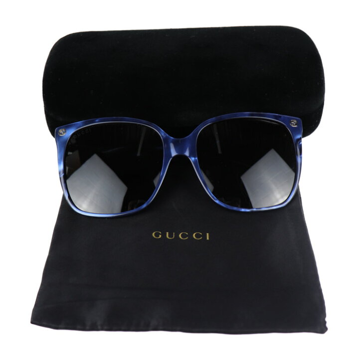 楽天市場】超美品 GUCCI グッチ サングラス GG0022S 005 表記サイズ 57 