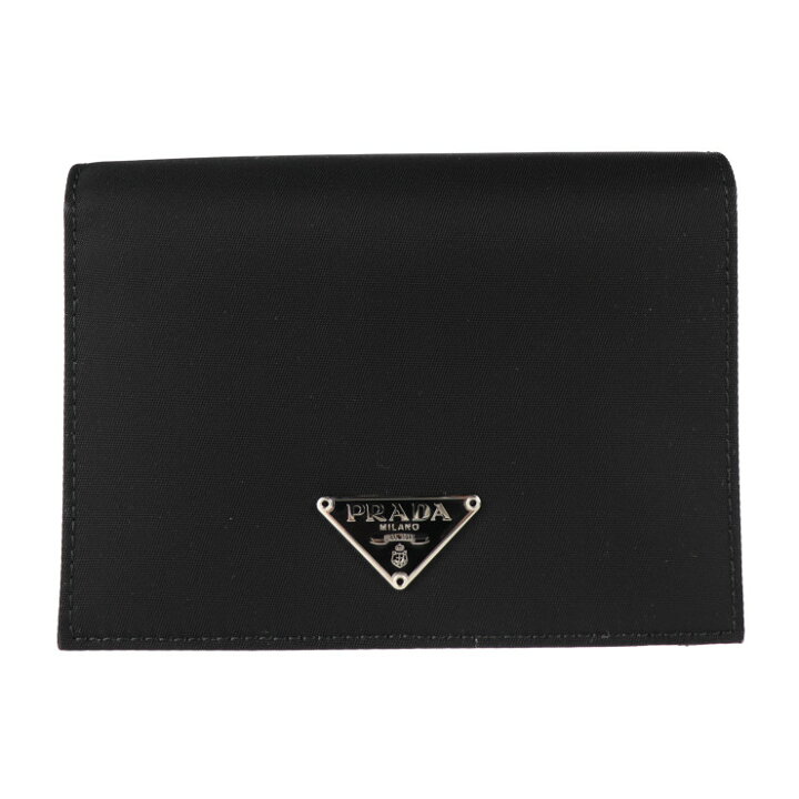 楽天市場】超美品 PRADA プラダ 二つ折り財布 M668 ナイロン レザー  