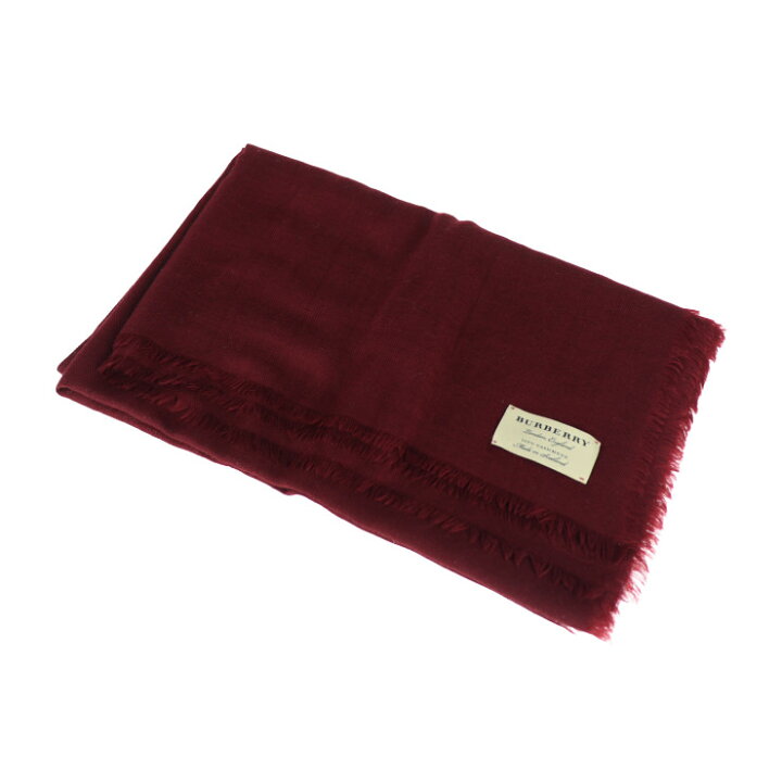 楽天市場】超美品 BURBERRY バーバリー マフラー カシミヤ 100  