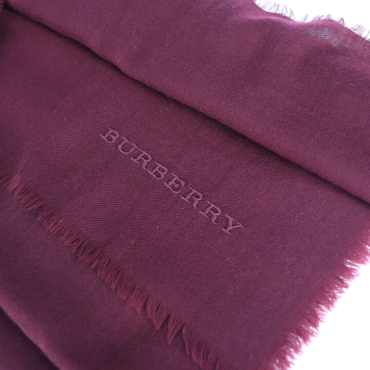楽天市場】超美品 BURBERRY バーバリー マフラー カシミヤ 100  