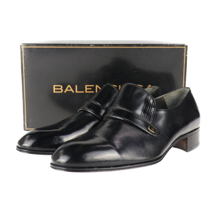 楽天市場】美品 BALENCIAGA バレンシアガ ローファー レザー ブラック 