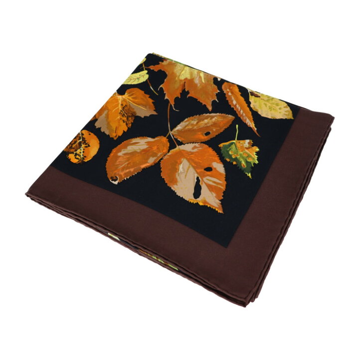 楽天市場】新品未使用展示品 HERMES エルメス 落ち葉 カレ 90 スカーフ  