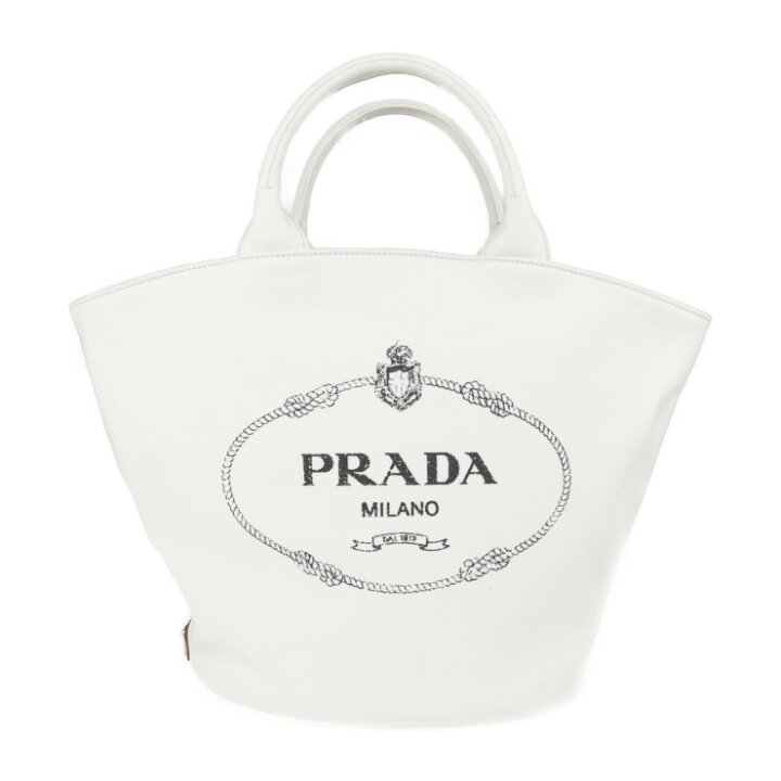 楽天市場】超美品 PRADA プラダ カナパ ハンドバッグ 1BG163  