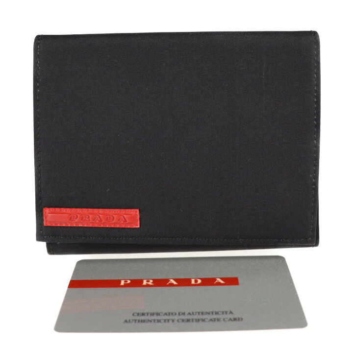 楽天市場】美品 PRADA プラダ プラダ スポーツ 三つ折り財布 3M0170 