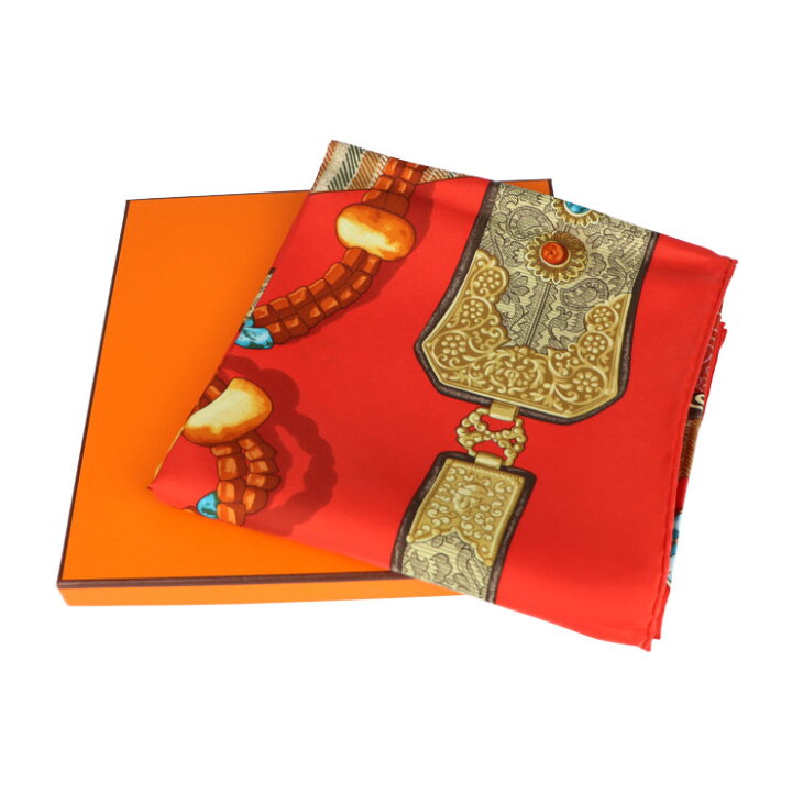 楽天市場】新品未使用展示品 HERMES エルメス TIBET カレ90 