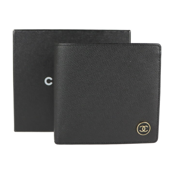 楽天市場】新品未使用展示品 CHANEL シャネル ココボタン 二つ折り財布 