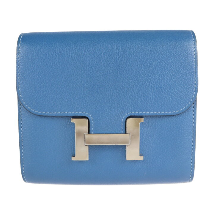 楽天市場】美品 HERMES エルメス コンパクト ウォレット コンスタンス 