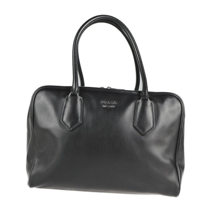 楽天市場】超美品 PRADA プラダ ハンドバッグ 1BB009 カーフ ブラック 