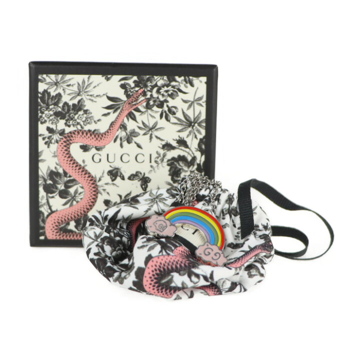 楽天市場】美品 GUCCI グッチ ゴースト ネックレス 459370 シルバー925  