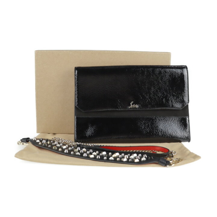 楽天市場】超美品 Christian Louboutin クリスチャンルブタン クラッチ 