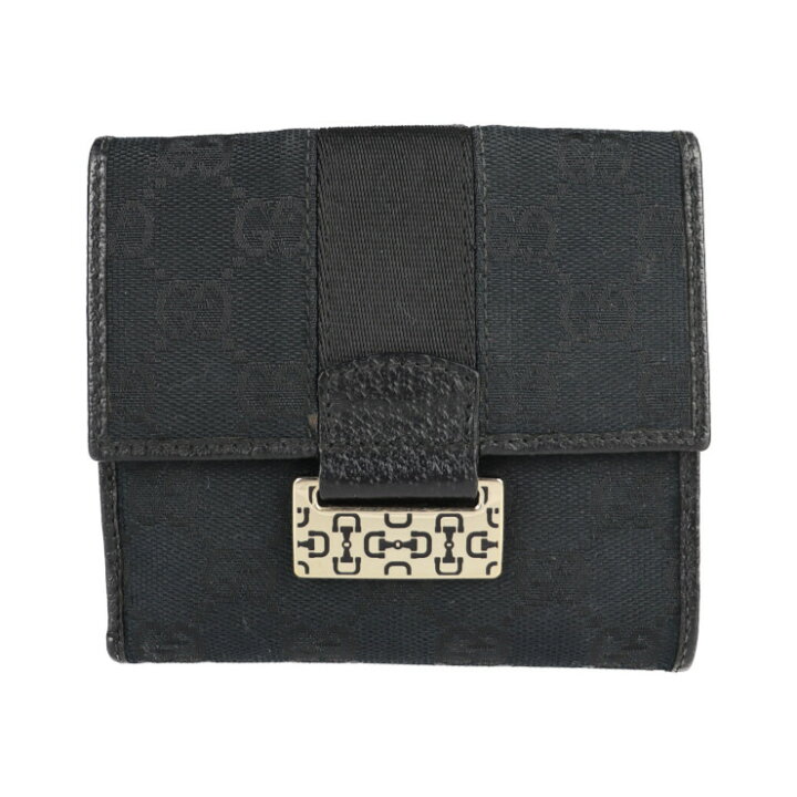 楽天市場】美品 GUCCI グッチ GGキャンバス 二つ折り財布 146195  