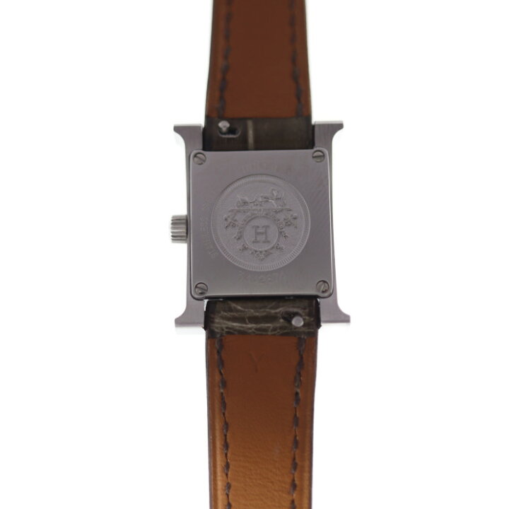 楽天市場】超美品 HERMES エルメス Hウォッチ ミニ 腕時計 HH1.131 