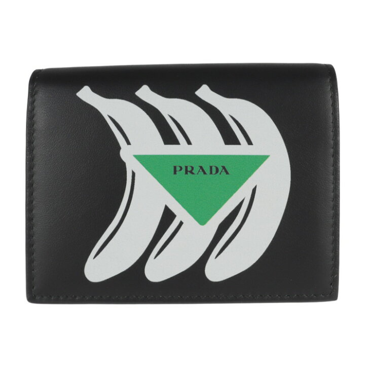 楽天市場】新品未使用展示品 PRADA プラダ 二つ折り財布 1MV204 レザー  