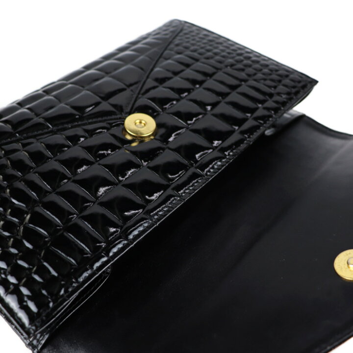 楽天市場】美品 YVES SAINT LAURENT イヴ サンローラン クラッチバッグ 