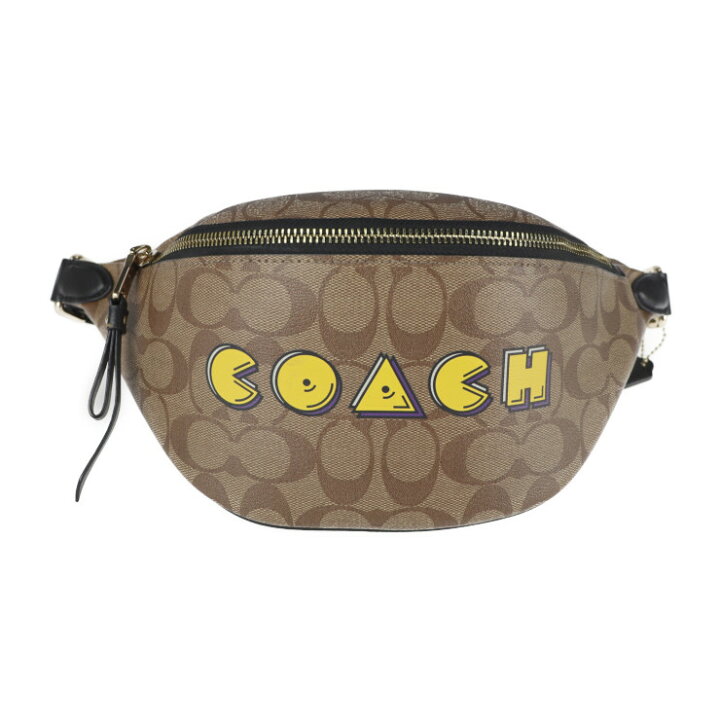 楽天市場】超美品 COACH コーチ シグネチャー パックマンコラボ 