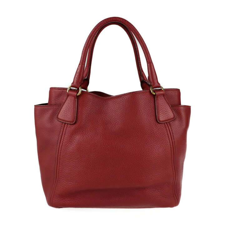 楽天市場】美品 PRADA プラダ トートバッグ BN2435 レザー RUBINO 赤系  