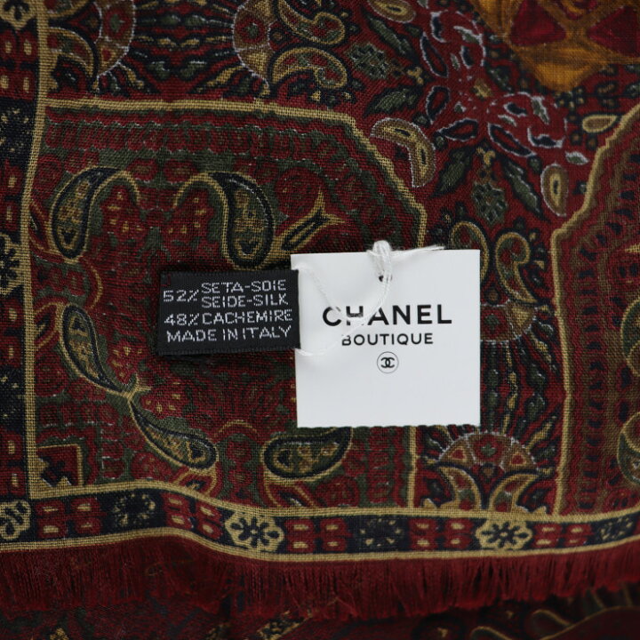 楽天市場】新品未使用展示品 CHANEL シャネル スカーフ シルク52 
