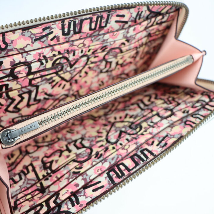 楽天市場】新品未使用展示品 COACH コーチ キースヘリングコラボ 長 