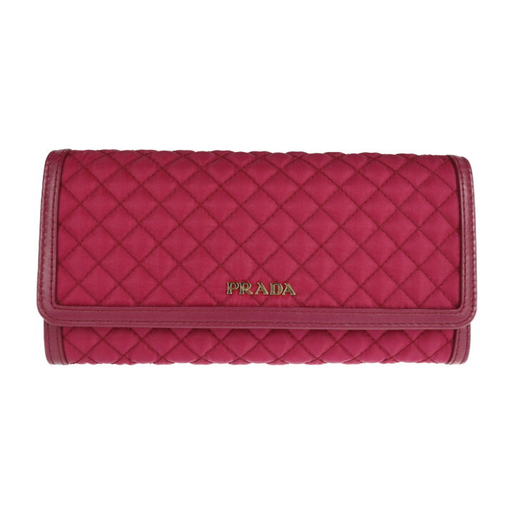 楽天市場】超美品 PRADA プラダ 二つ折り財布 1M1132 ナイロン レザー 
