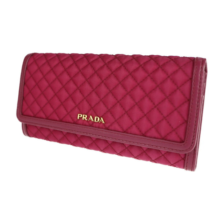 楽天市場】超美品 PRADA プラダ 二つ折り財布 1M1132 ナイロン レザー 