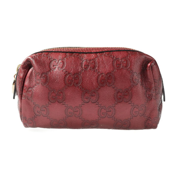 楽天市場】美品 GUCCI グッチ グッチシマ ポーチ 153228 レザー 