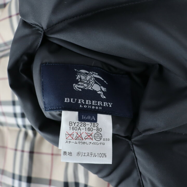 楽天市場】超美品 BURBERRY バーバリー ダウンベスト BY228-782 