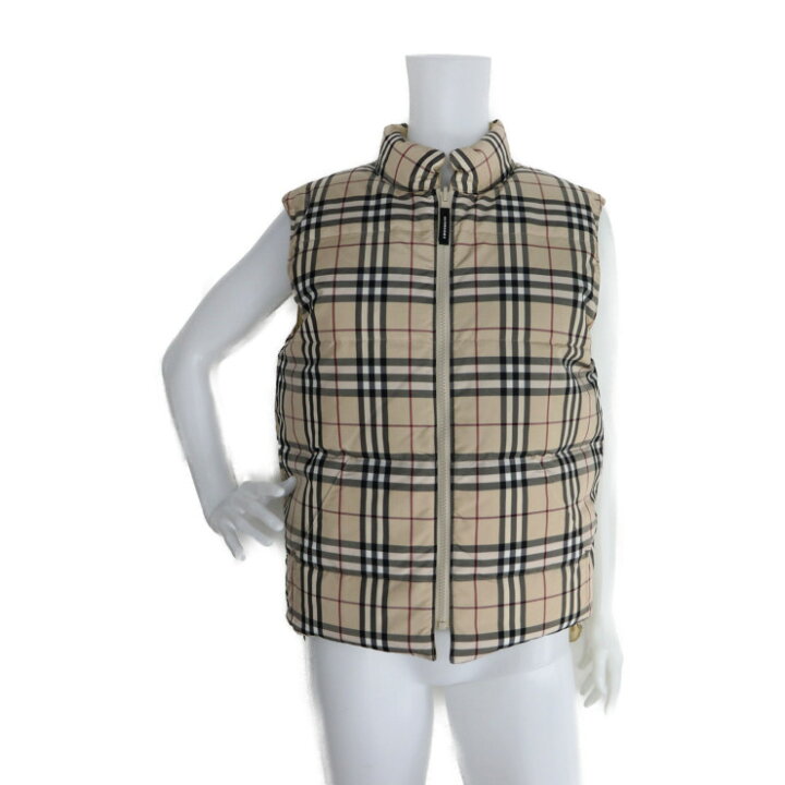楽天市場】美品 BURBERRY バーバリー ダウンベスト BY228-782 