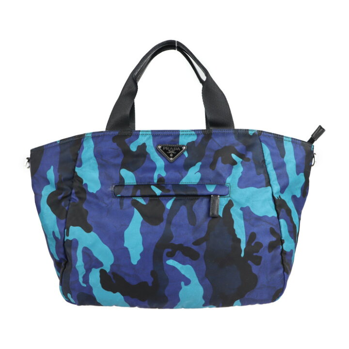 楽天市場】美品 PRADA プラダ トートバッグ BR5093 ナイロン ROYAL  