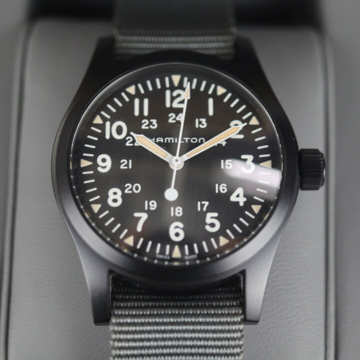 楽天市場】超美品 HAMILTON ハミルトン カーキフィールドメカニカル 