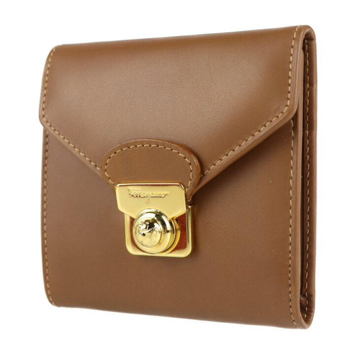 楽天市場】超美品 Salvatore Ferragamo サルヴァトーレ フェラガモ 三  