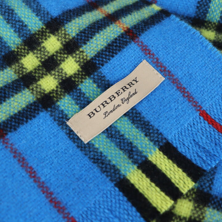 楽天市場】新品未使用展示品 BURBERRY バーバリー チェック柄 マフラー  