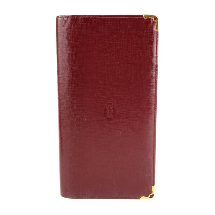 楽天市場】美品 CARTIER カルティエ マストライン 二つ折り財布 