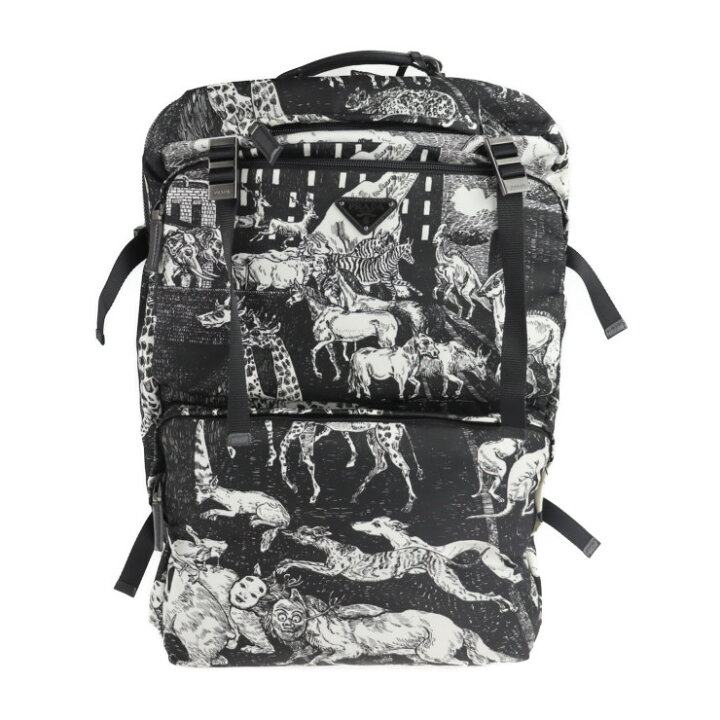 楽天市場】超美品 PRADA プラダ キャリーバッグ 2VQ001 ナイロン 