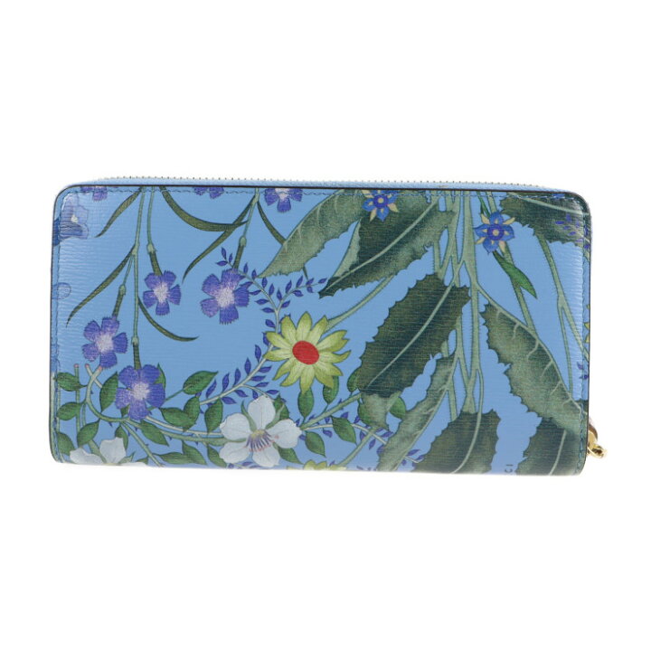 楽天市場】超美品 GUCCI グッチ バンブー 長財布 453158 レザー 水色  