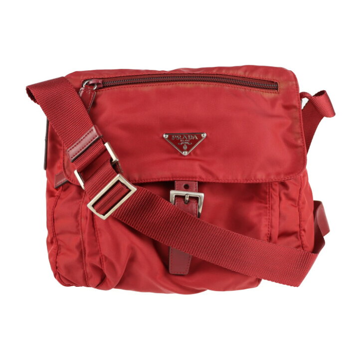 楽天市場】PRADA プラダ ショルダーバッグ BT8994 ナイロン CERISE 