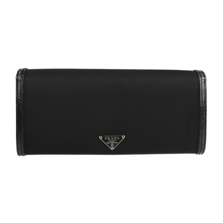楽天市場】美品 PRADA プラダ 二つ折り財布 1M0201 ナイロン レザー  