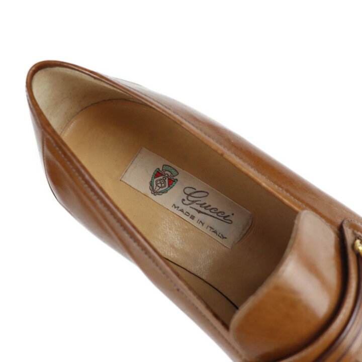 楽天市場】美品 GUCCI グッチ ホースビット ローファー 110 097 1013 