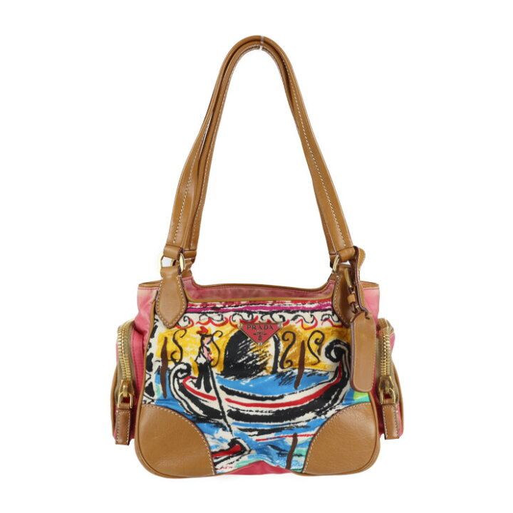 楽天市場】PRADA プラダ カナパミックス ミニ ハンドバッグ BR2522 