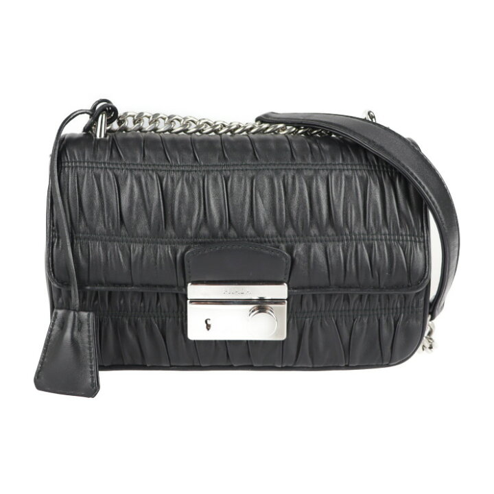 楽天市場】美品 PRADA プラダ ショルダーバッグ 1BD139 レザー 