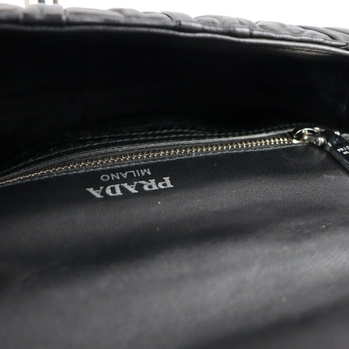 楽天市場】美品 PRADA プラダ ショルダーバッグ 1BD139 レザー 