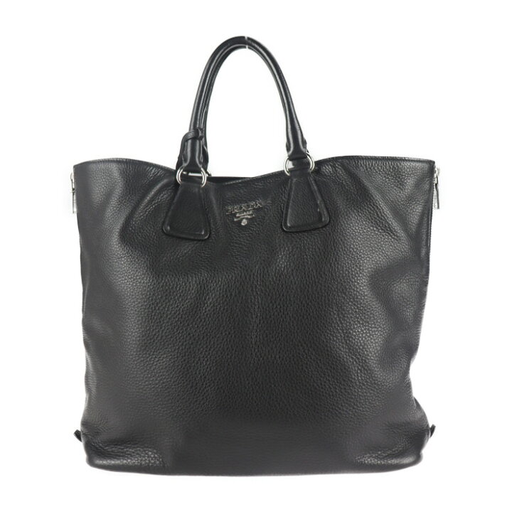 楽天市場】超美品 PRADA プラダ トートバッグ BN2419 レザー NERO  