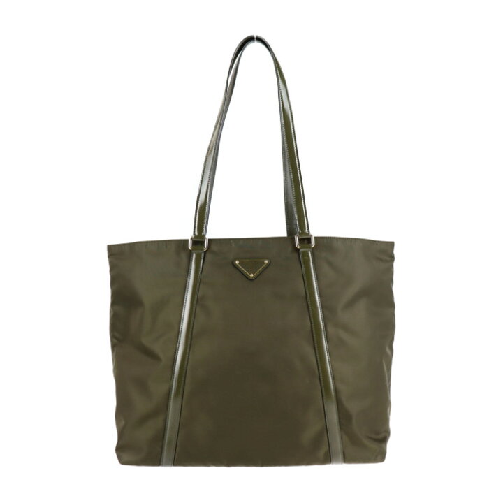 楽天市場】超美品 PRADA プラダ トートバッグ 1BG290 ナイロン レザー 