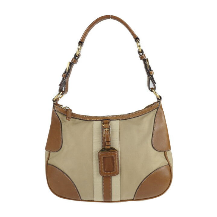 楽天市場】PRADA プラダ ハンドバッグ BR3088 ナイロン レザー 