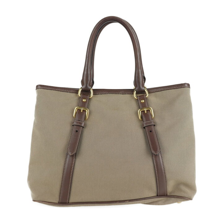 楽天市場】美品 PRADA プラダ トートバッグ BN2832 キャンバス レザー 