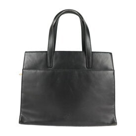 LOEWE ロエベ バッグ ハンドバッグ レザー ブラック ゴールド金具 アナグラム 2WAY ショルダーバッグ トートバッグ【本物保証】【中古】