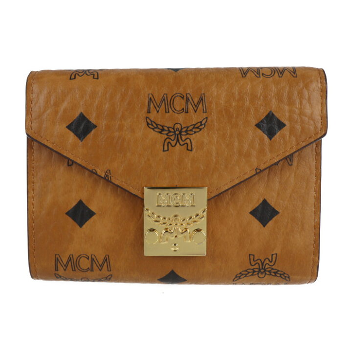 楽天市場】新品未使用展示品 MCM エムシーエム パトリシア 三つ折り 