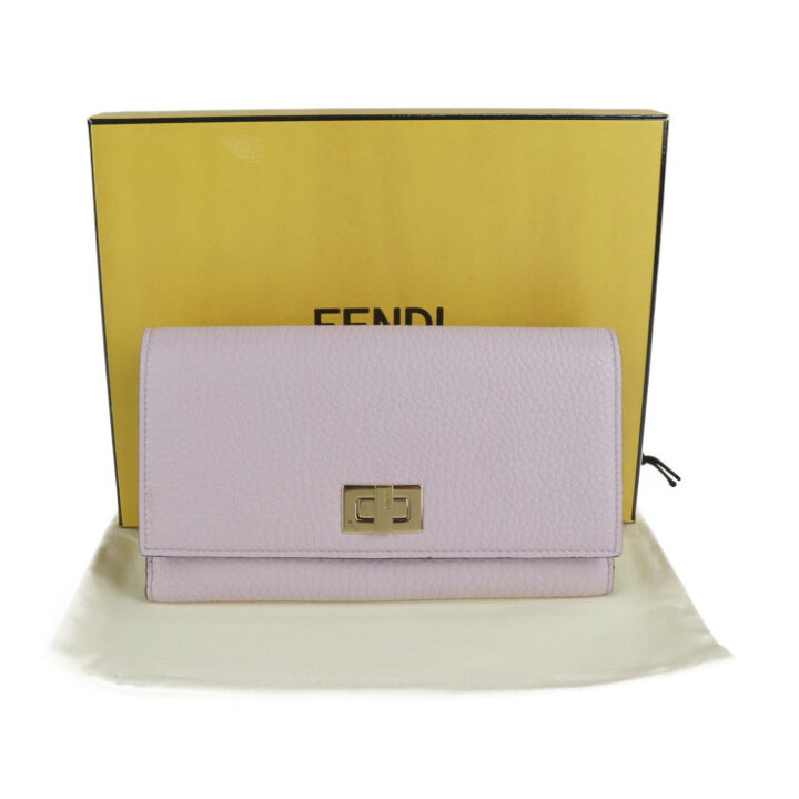 楽天市場】超美品 FENDI フェンディ ピーカブー 三つ折り財布 8M0437 