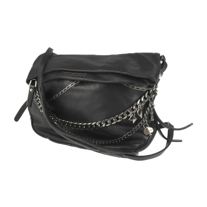 楽天市場】美品 JIMMY CHOO ジミーチュウ バイカー ショルダーバッグ 